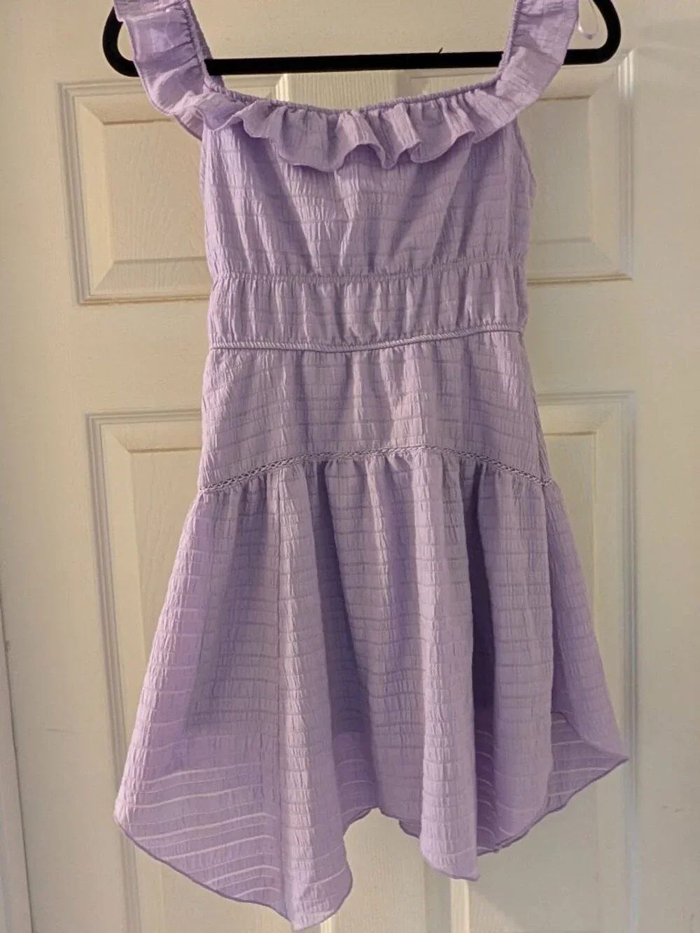 white polka dot red dress Nissa Silk | Dresses low_stock_lower With an off Sweetheart Slim Fit with Color:French Lilac